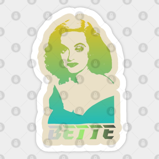 Bette t-shirt Sticker by Riss art